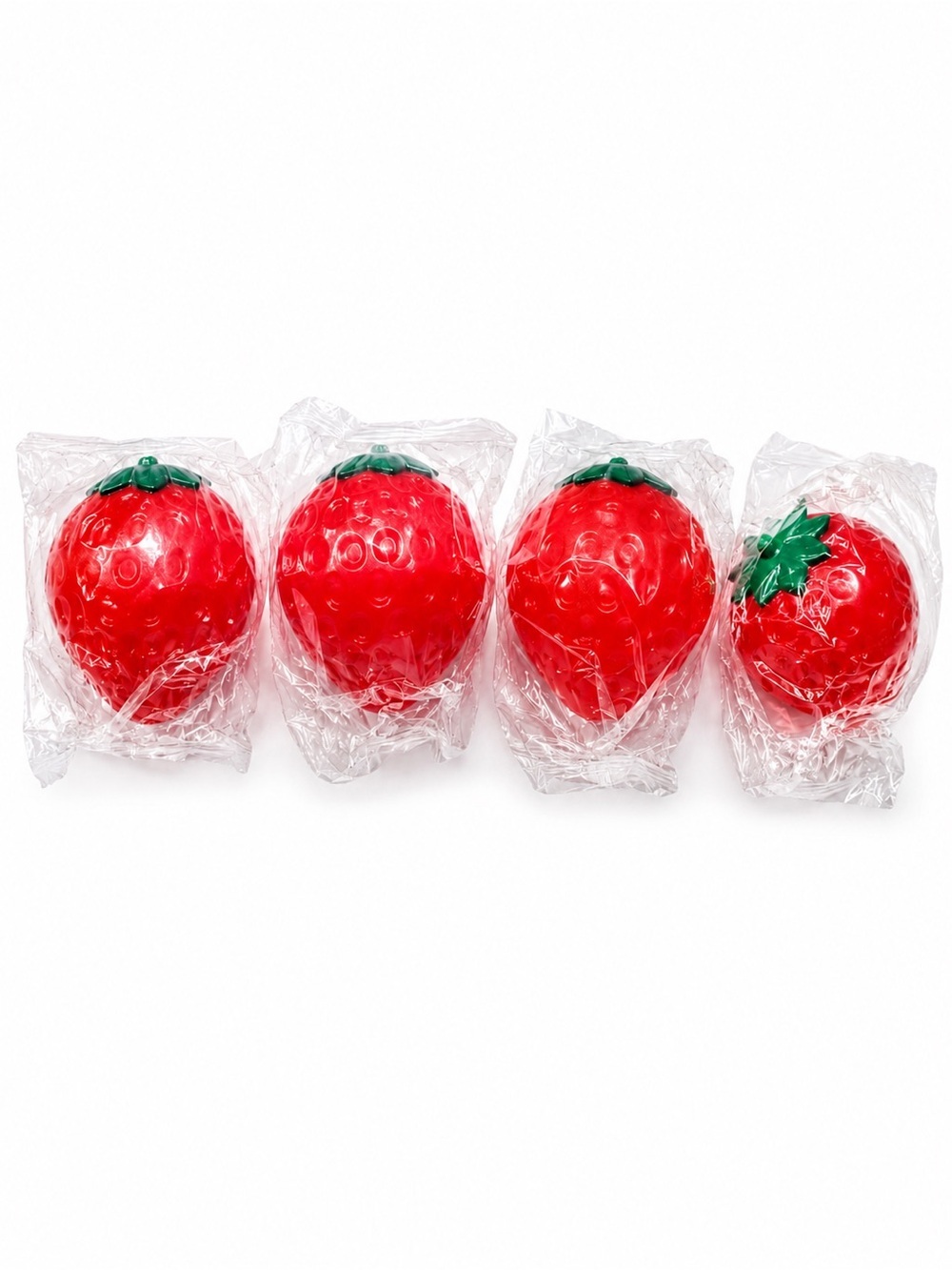 Strawberry Squishy Bundle of 4 | Slow Rising Sensory Fidget Toys Novelty Stress